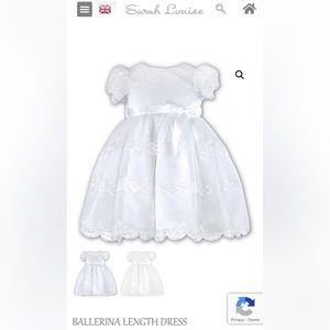 The Sarah Louise Ballerina Dress in White—size 12m (1 year)